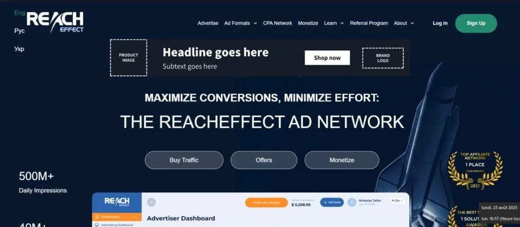 Banner Ad 728 x 90 Example