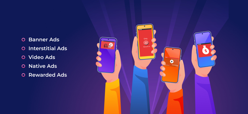 types of mobile advertising