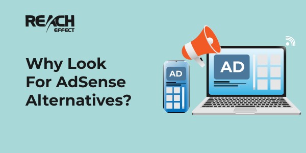 Graphic about alternatives to AdSense with devices