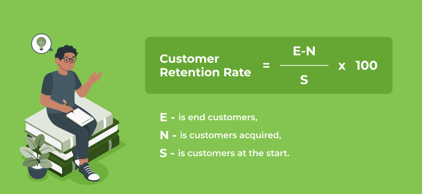 calculate customer retention rate