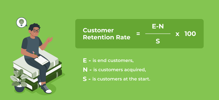 Customer Retention Rate Formula