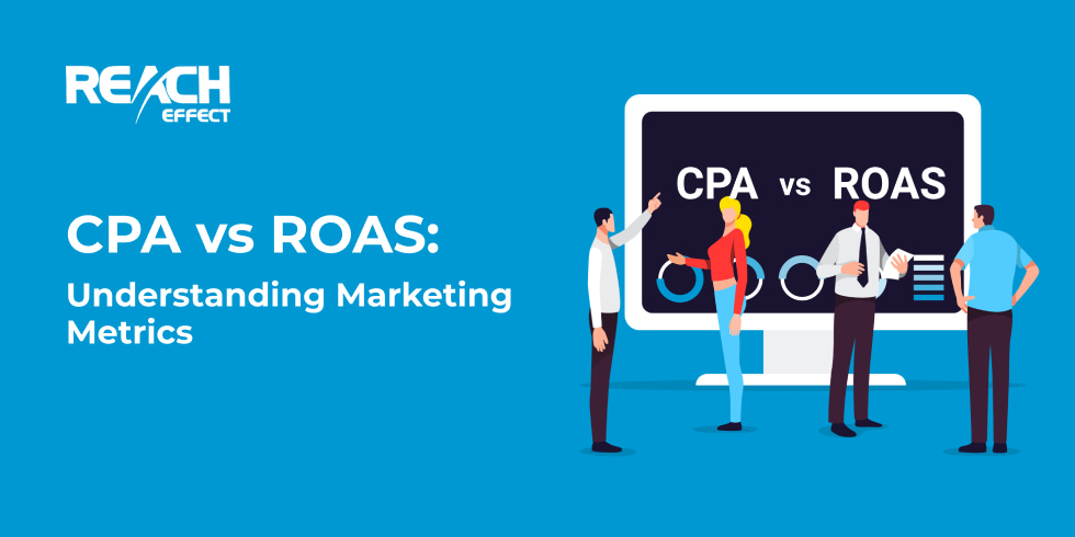 Educational Graphic on CPA vs ROAS in Marketing Metrics