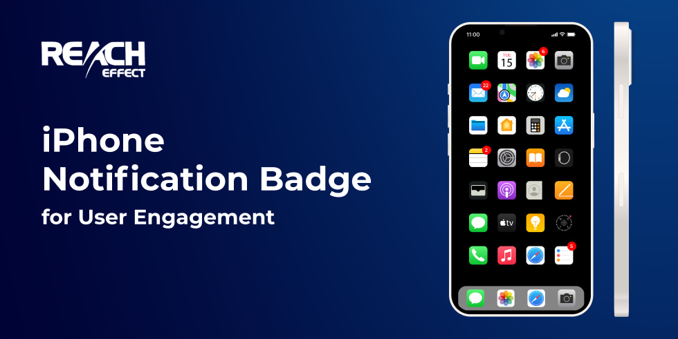 iPhone with app notifications for engagement