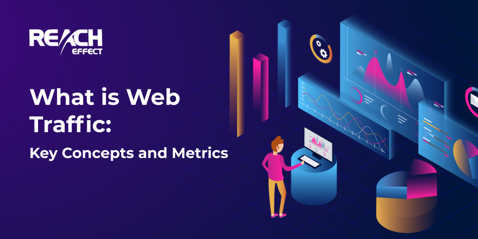 Web traffic analysis graphics