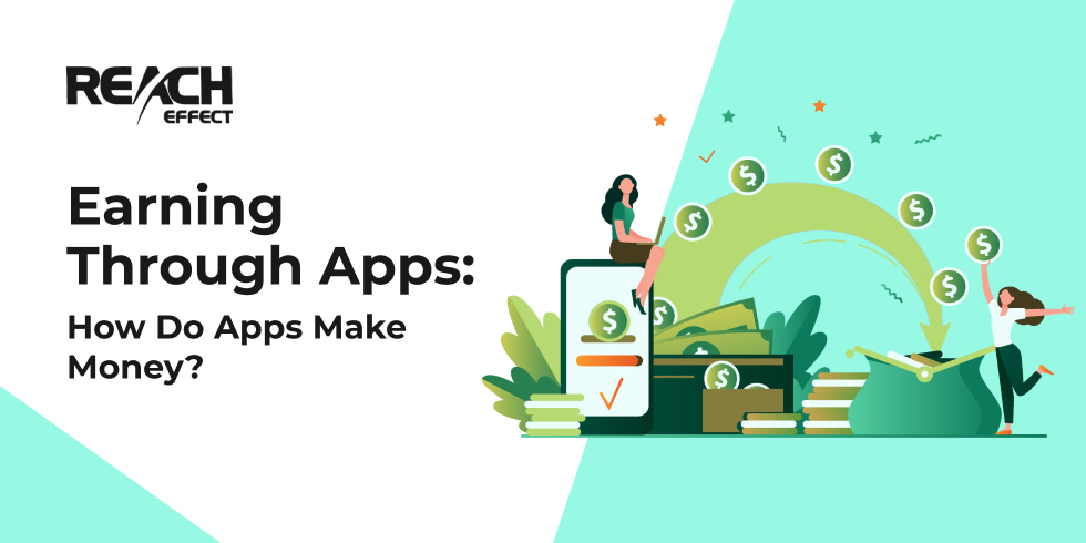 Banner: Apps making money with figures and coins
