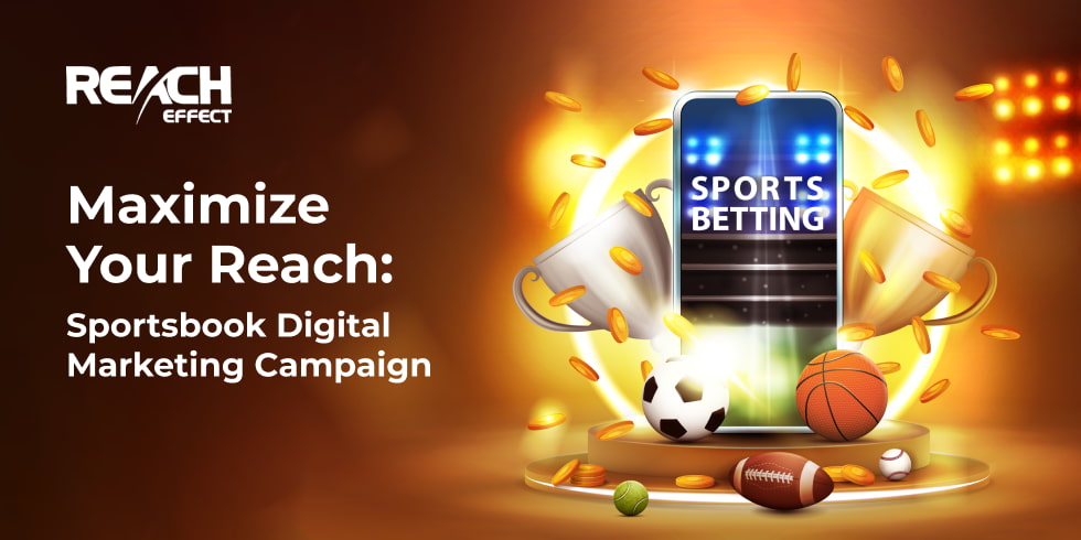 Sports betting digital marketing campaign graphic