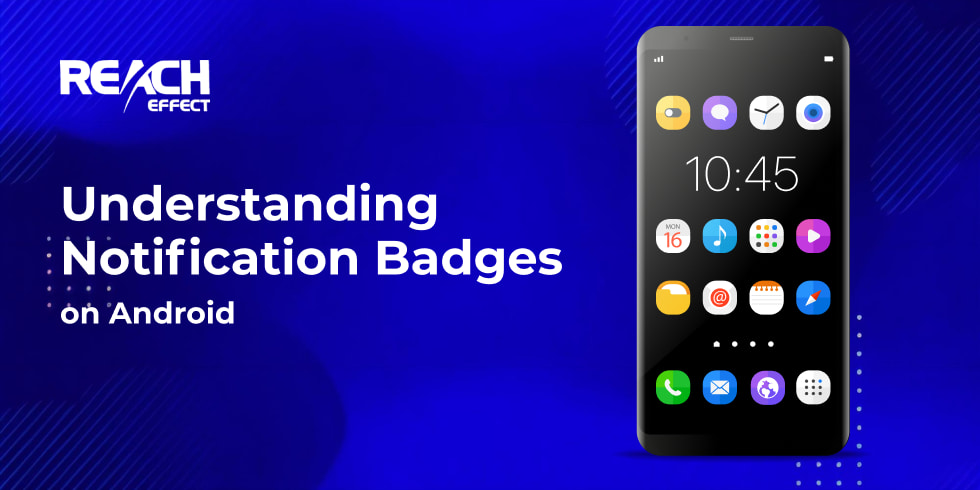 Android phone with title about notification badges