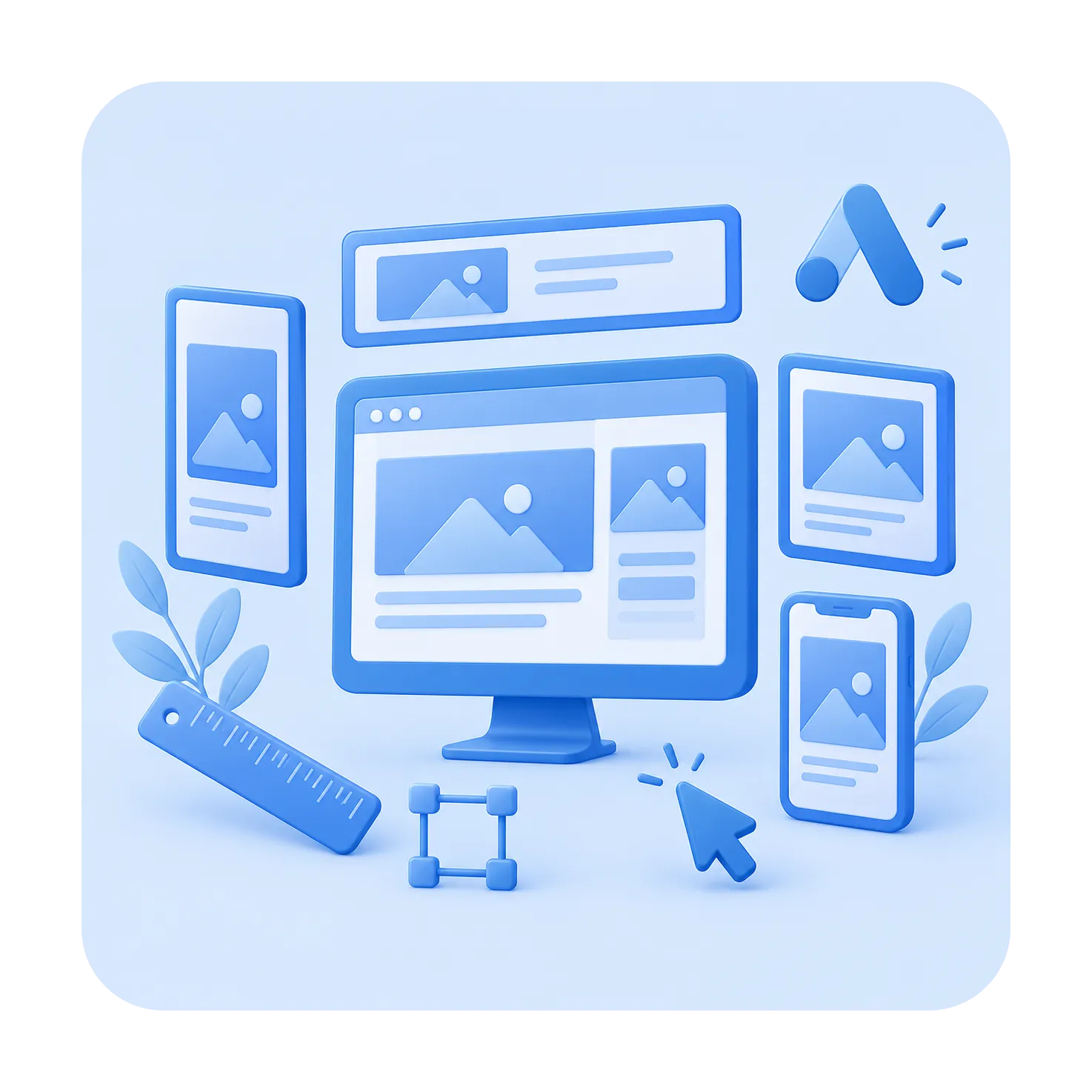 display ads background image