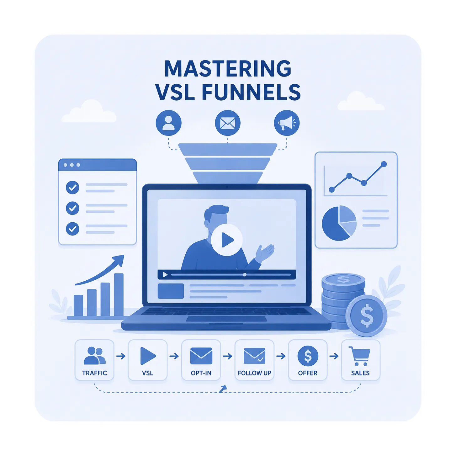 Converting with VSL funnels example