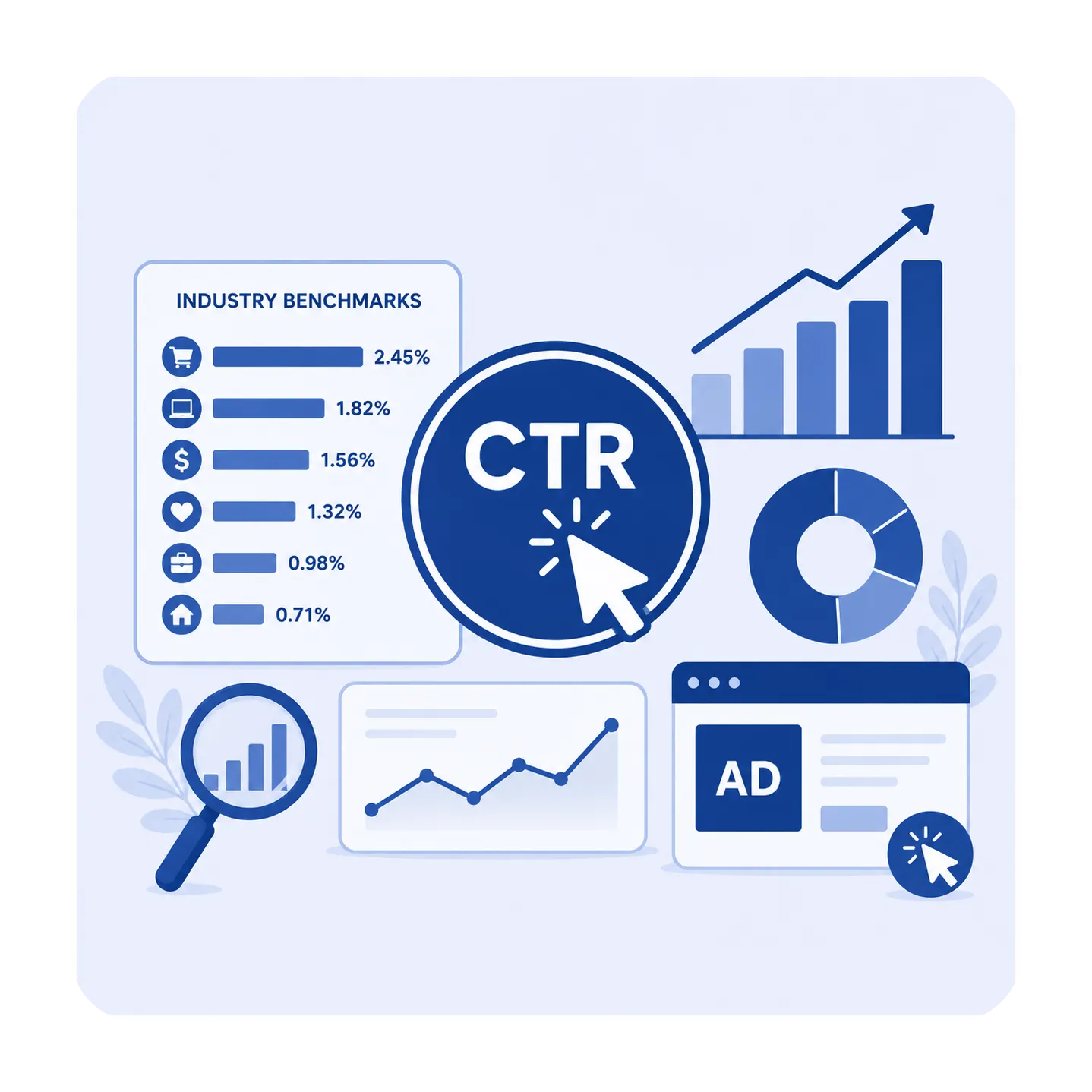 click-through rate benchmars