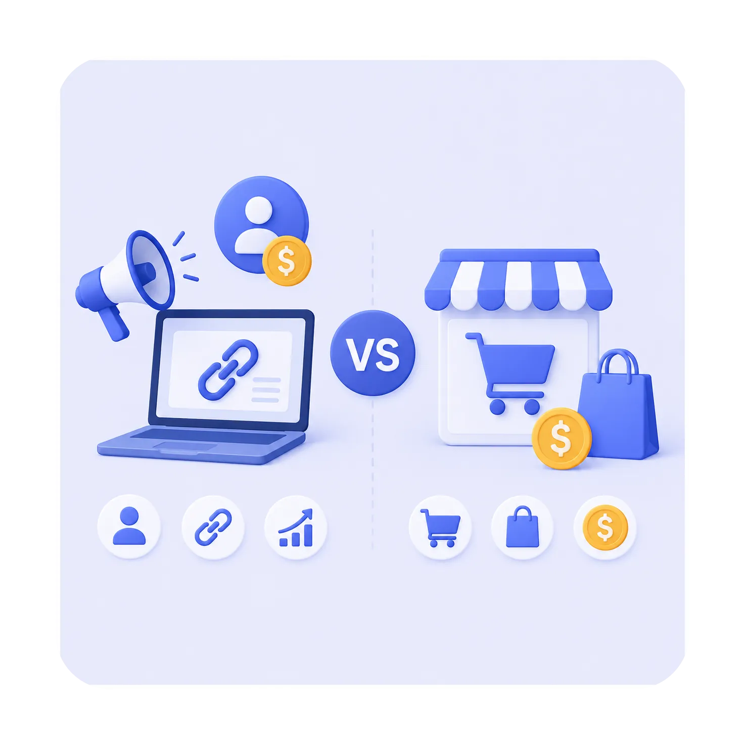 affiliate marketing vs ecommerce example